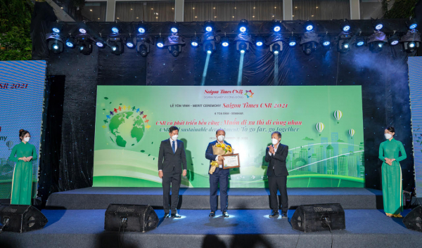 Hưng Thịnh Land được vinh danh Doanh nghiệp vì cộng đồng – SAIGON TIMES CSR 2021 -0