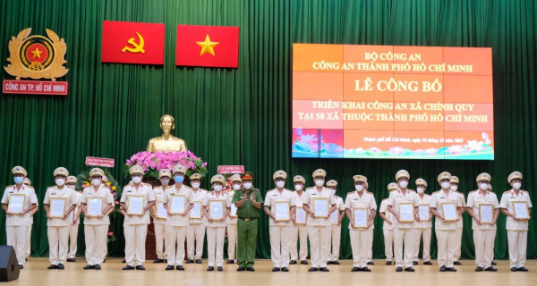 Công an TP Hồ Chí Minh triển khai Công an xã chính quy tại 58 xã trên địa bàn  -0