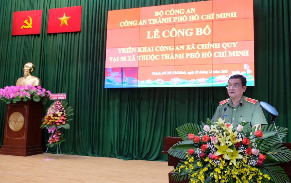 Công an TP Hồ Chí Minh triển khai Công an xã chính quy tại 58 xã trên địa bàn  -0