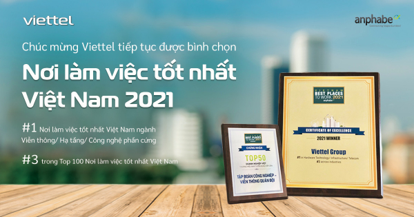 Viettel lần thứ 5 được vinh danh là môi trường làm việc tốt nhất ngành công nghệ thông tin-viễn thông Việt Nam -0