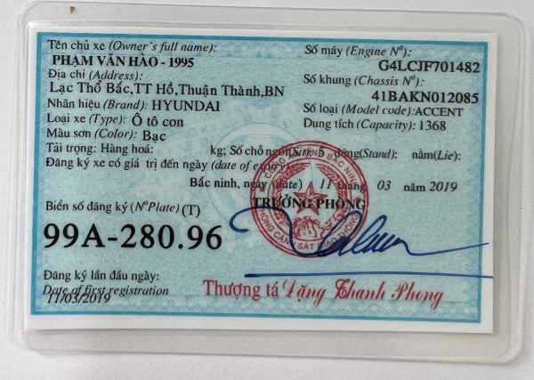 CSGT Bắc Ninh phát hiện đối tượng dùng đăng ký giả đến nộp phạt -0