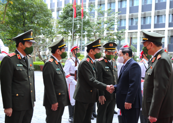 Thủ tướng Phạm Minh Chính dự khai mạc Hội nghị Công an toàn quốc lần thứ 77 -0