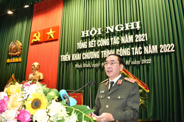 Công an tỉnh Ninh Bình tổng kết công tác năm 2021, triển khai chương trình công tác năm 2022 -0