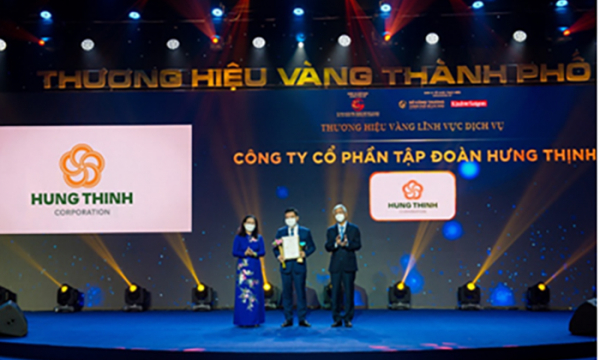 Tập đoàn Hưng Thịnh nhận giải thưởng Thương hiệu Vàng TP Hồ Chí Minh 2021 -0
