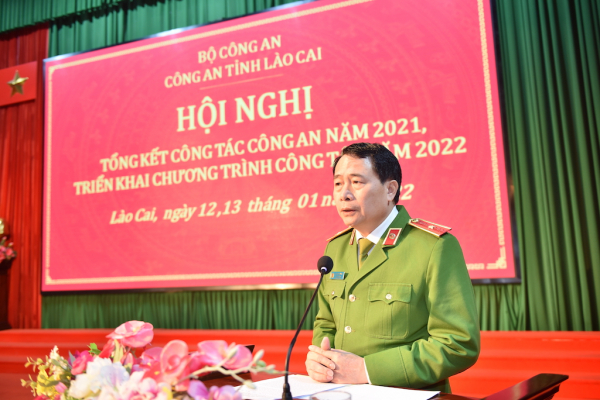 Công an tỉnh Lào Cai tổng kết công tác năm 2021, triển khai chương trình công tác năm 2022 -0
