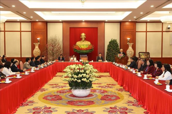 Tổng Bí thư Nguyễn Phú Trọng gặp mặt các đại biểu về dự Đại hội VI Hội Người cao tuổi Việt Nam -0