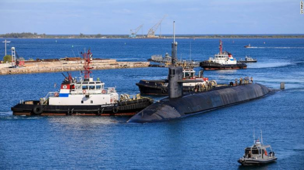 Thông điệp đằng sau sự xuất hiện của tàu ngầm mạnh nhất Hải quân Mỹ tại Guam  -0