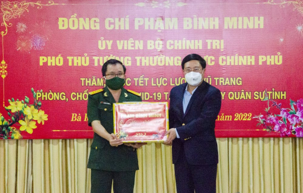 Phó Thủ tướng Thường trực Chính phủ Phạm Bình Minh thăm, chúc Tết tại Bà Rịa-Vũng Tàu  -0