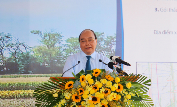 Chủ tịch nước Nguyễn Xuân Phúc dự Lễ khởi công Dự án tuyến nối Quốc lộ 91 và tuyến tránh TP Long Xuyên -0