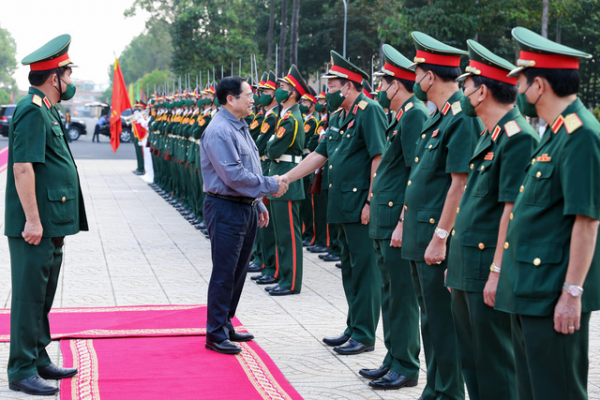 Thủ tướng Phạm Minh Chính thăm, làm việc với Công an TP Cần Thơ  -1