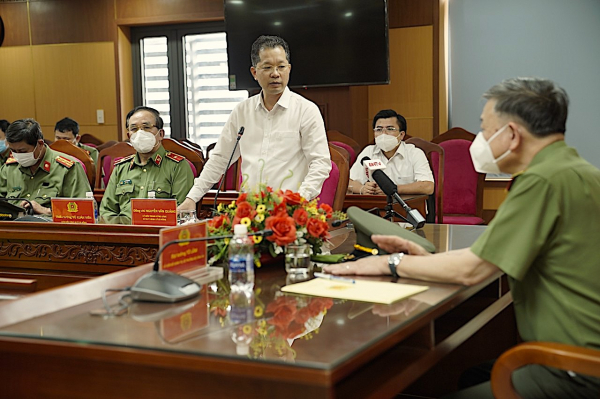 Bộ trưởng Tô Lâm kiểm tra công tác tại Công an TP Đà Nẵng và Bệnh viện 199 -0