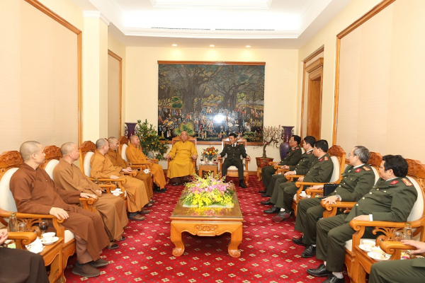Vietnam Buddhist Sangha pays Tet visit to MPS -0