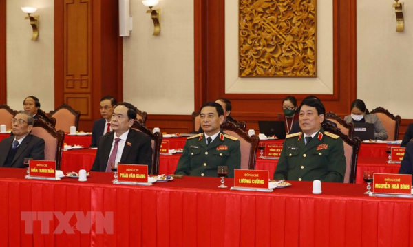 Tổng Bí thư Nguyễn Phú Trọng chúc Tết các lãnh đạo lão thành cách mạng -5