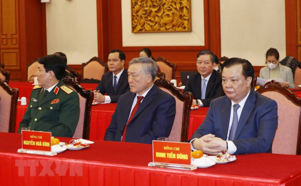 Tổng Bí thư Nguyễn Phú Trọng chúc Tết các lãnh đạo lão thành cách mạng -8