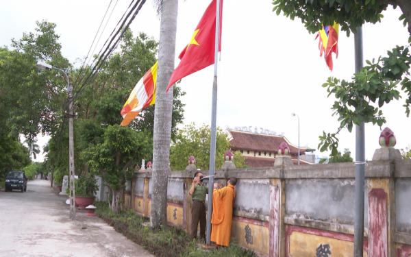 Treo cờ Tổ quốc tại các cơ sở tôn giáo – lan toả tình yêu đất nước -0
