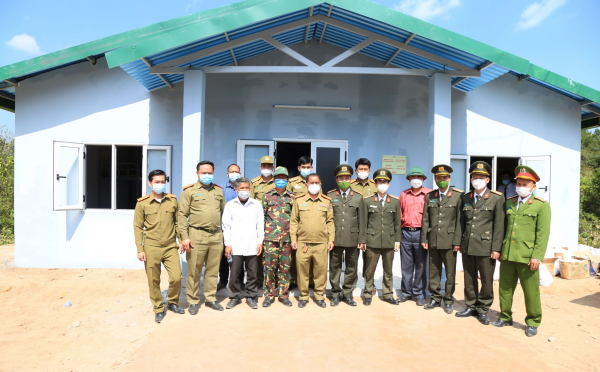 Công an Thừa Thiên-Huế hoàn thành xây dựng, bàn giao 3 trụ sở làm việc cho Công an nước bạn Lào -0