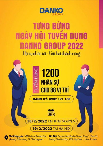 Hơn 1.000 cơ hội việc làm tại Ngày hội Tuyển dụng 2022 của Danko Group -0