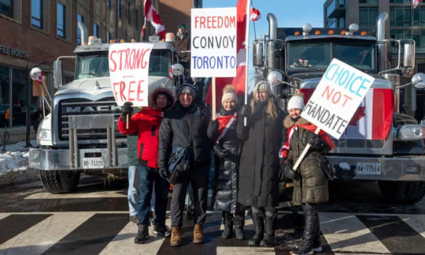 Ai đứng sau cuộc biểu tình của tài xế xe tải ở Canada? -0