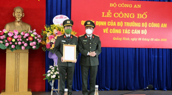 Giám đốc Công an Quảng Ninh điều động giữ chức Cục trưởng Cục Cảnh sát kinh tế -0
