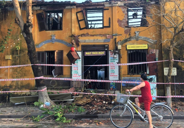 Hỏa hoạn khiến nhà cổ 2 tầng ở Hội An hư hỏng nặng -2