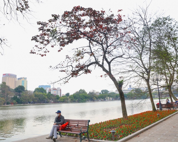 Poetic Hanoi in leaf falling season -0