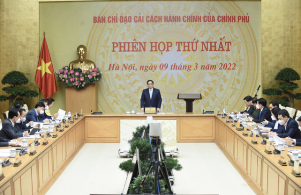 Thủ tướng chủ trì phiên họp thứ nhất Ban chỉ đạo cải cách hành chính của Chính phủ -0