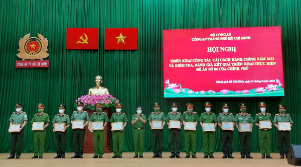 Công tác cải cách hành chính của Công an TP Hồ Chí Minh được đánh giá cao -0