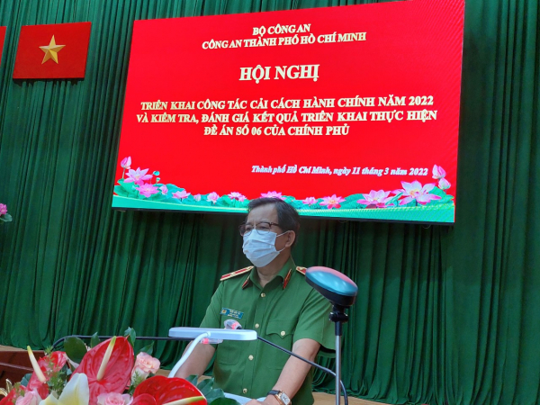 Công tác cải cách hành chính của Công an TP Hồ Chí Minh được đánh giá cao -0