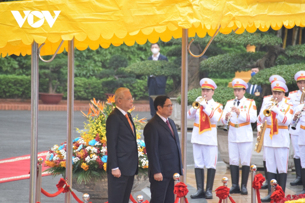 Lễ đón Thủ tướng Malaysia thăm chính thức Việt Nam -4