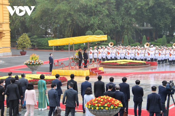 Lễ đón Thủ tướng Malaysia thăm chính thức Việt Nam -5