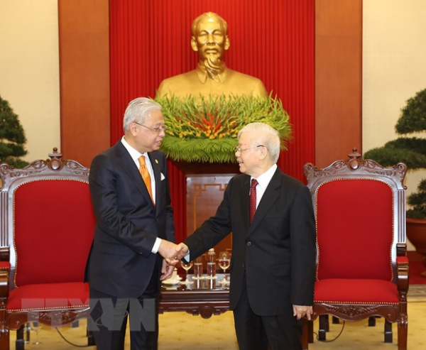 Tổng Bí thư Nguyễn Phú Trọng tiếp Thủ tướng Chính phủ Malaysia -0