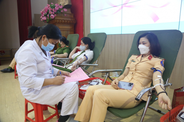 Công an tỉnh Quảng Ninh với Ngày hội hiến máu tình nguyện năm 2022 -0