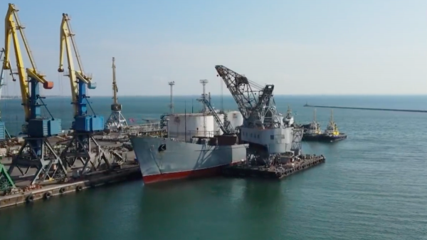 Ukraine tuyên bố đánh chìm tàu đổ bộ Nga ở biển Azov -0