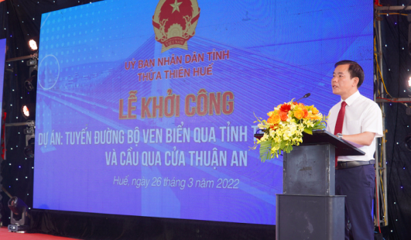 Đầu tư 3.496 tỷ đồng xây dựng tuyến đường bộ ven biển và cầu qua cửa Thuận An, TP Huế  -0