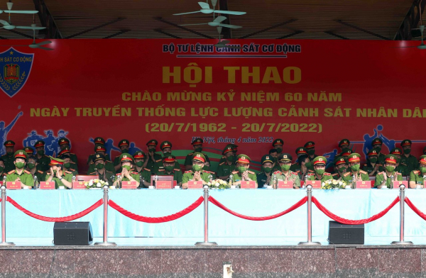 Khai mạc Hội thao Cảnh sát cơ động năm 2022 -0