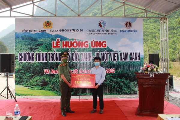 Cục An ninh chính trị Nội bộ phối hợp với Công an tỉnh Hà Nam tổ chức Tết trồng cây năm 2022 -0