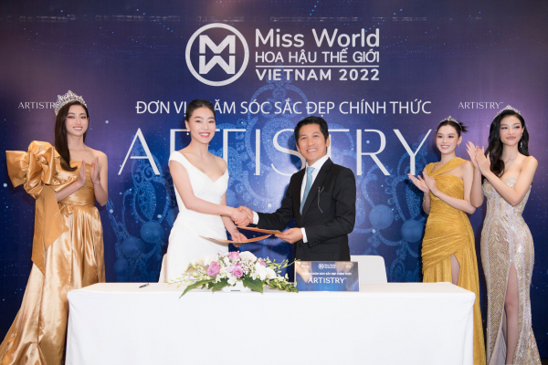 Artistry là đơn vị chăm sóc sắc đẹp Miss World Việt Nam 2022 -0