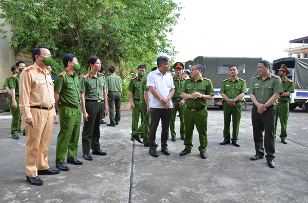 Thiếu tướng Nguyễn Văn Long, Thứ trưởng Bộ Công an kiểm tra công tác tại Công an tỉnh Điện Biên -0