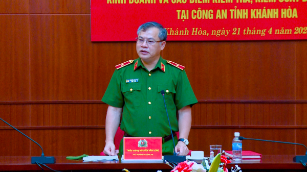      Thứ trưởng Nguyễn Văn Long kiểm tra công tác tại Công an tỉnh Khánh Hòa -0