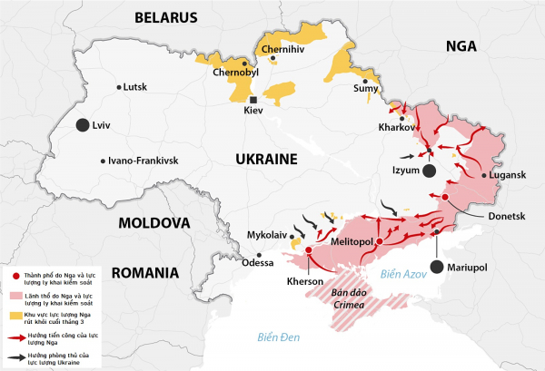 Quân đội Nga dội hỏa lực vào 1.001 mục tiêu Ukraine -0