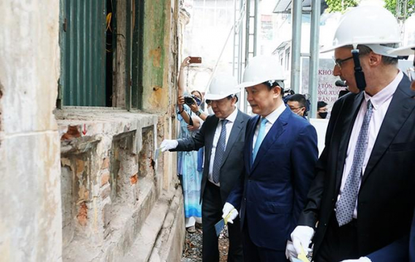 Hà Nội khởi công dự án bảo tồn, sửa chữa nhà biệt thự 49 Trần Hưng Đạo - 46 Hàng Bài -0