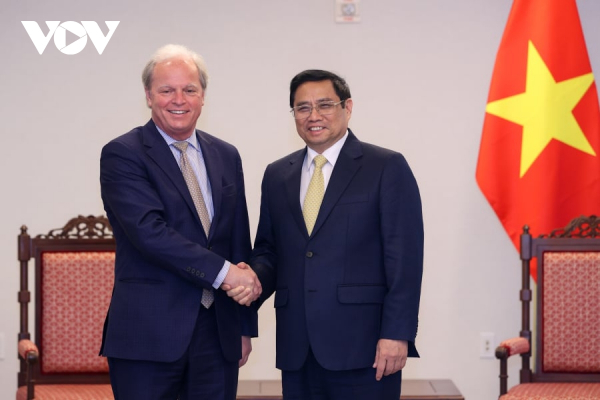 Thủ tướng đề nghị Hoa Kỳ đầu tư vào điện gió, điện mặt trời, điện thủy triều ở Việt Nam -0