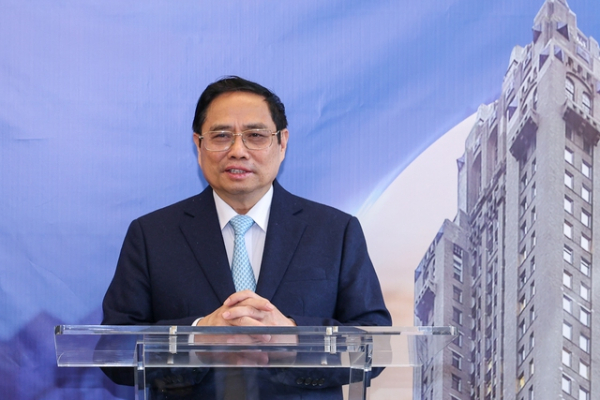 Thủ tướng Phạm Minh Chính dự Lễ khai trương Văn phòng FPT Software tại New York, Mỹ -0