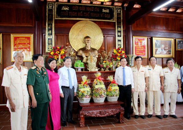 Công an các tỉnh Tây Nam Bộ khánh thành Nhà tưởng niệm Chủ tịch Hồ Chí Minh -0