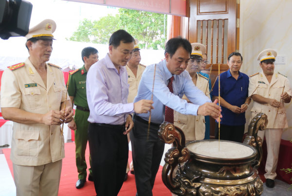 Công an các tỉnh Tây Nam Bộ khánh thành Nhà tưởng niệm Chủ tịch Hồ Chí Minh -0