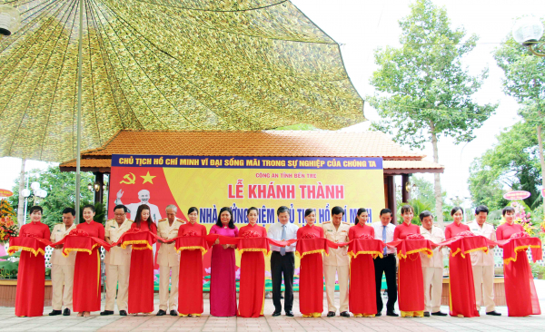 Công an các tỉnh Tây Nam Bộ khánh thành Nhà tưởng niệm Chủ tịch Hồ Chí Minh -0