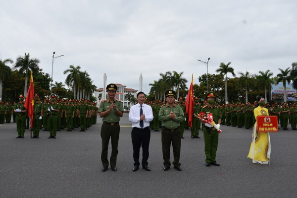 Khai mạc Hội thi Điều lệnh, bắn súng, võ thuật CAND bảng thi số 5 -0