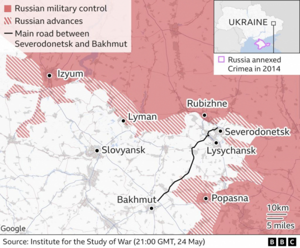 Ukraine mất thị trấn chiến lược ở Donetsk, bị đẩy lùi ở Lugansk -0