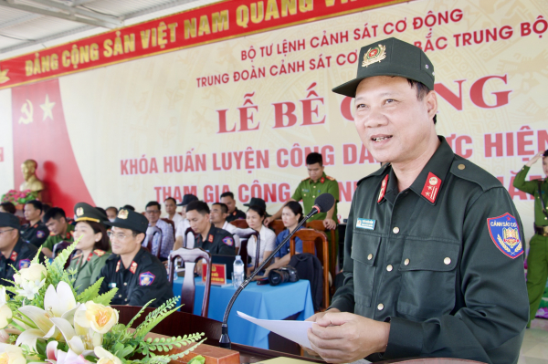 Hơn 1000 tân binh kết thúc khoá huấn luyện công dân thực hiện nghĩa vụ tham gia CAND -0