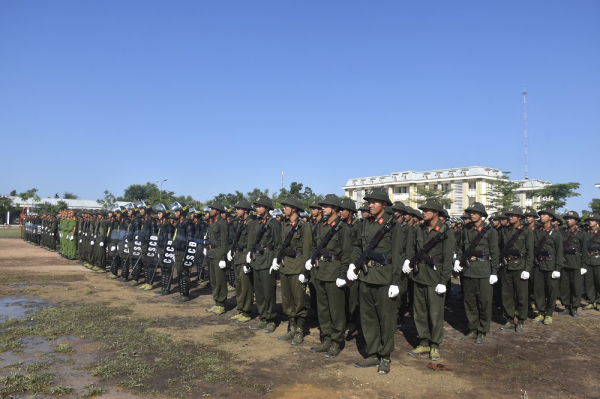Hơn 940 tân binh hoàn thành khóa huấn luyện công dân thực hiện nghĩa vụ tham gia CAND -0